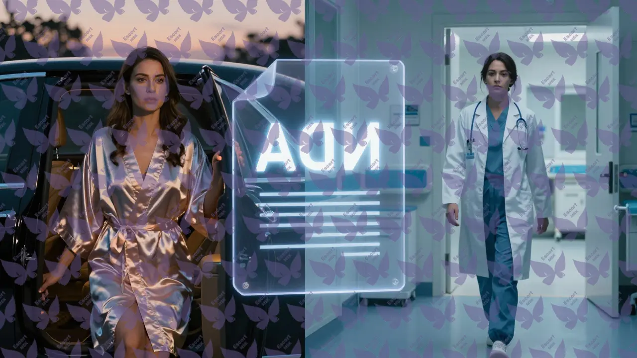 Женщина в двух жизнях &mdash; медсестра и эскорт-дама &mdash; защищена символическим щитом NDA.