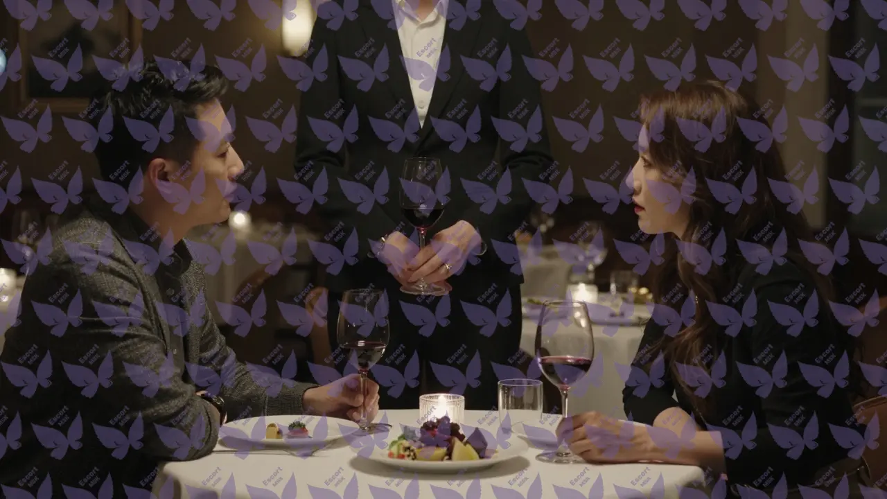 Мужчина и женщина ведут спокойный разговор в дорогом ресторане.