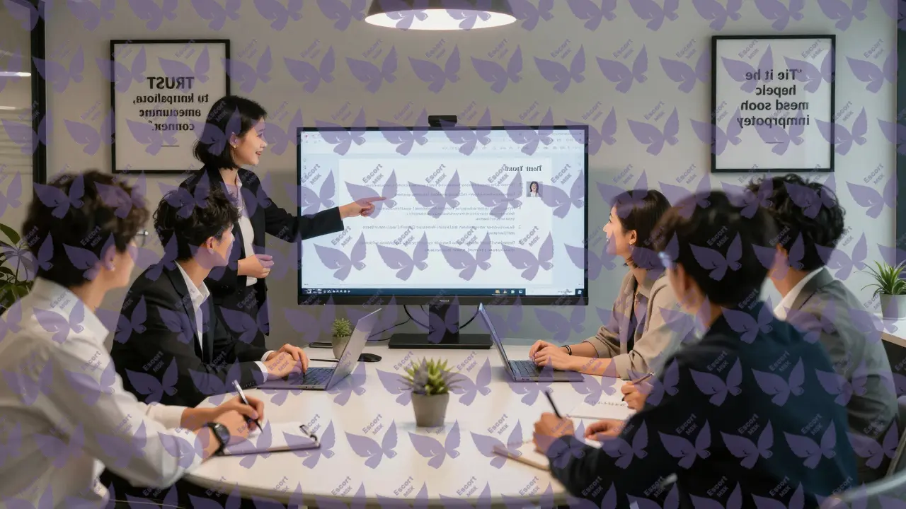 Команда агентства обсуждает отзывы клиентов за круглым столом в офисе.