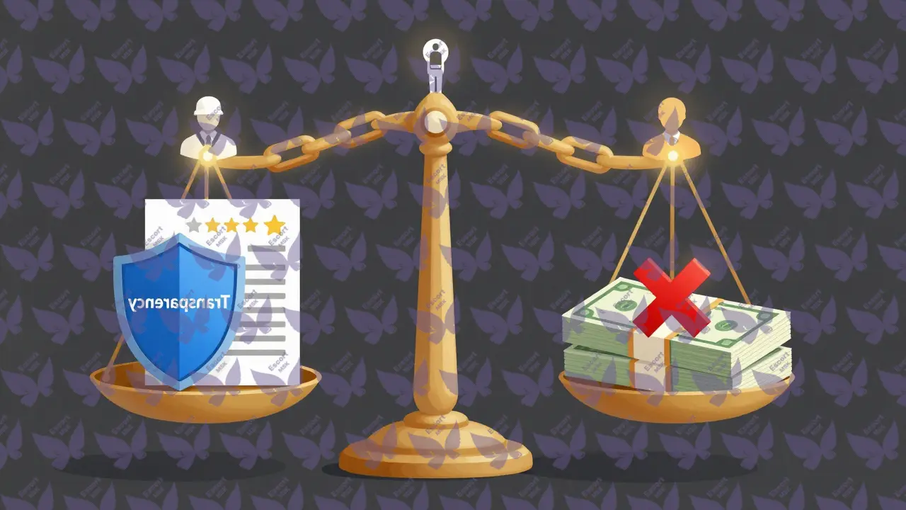 Символическая весы: с одной стороны &mdash; наличные с запретом, с другой &mdash; цифровая транзакция и защитный щит.