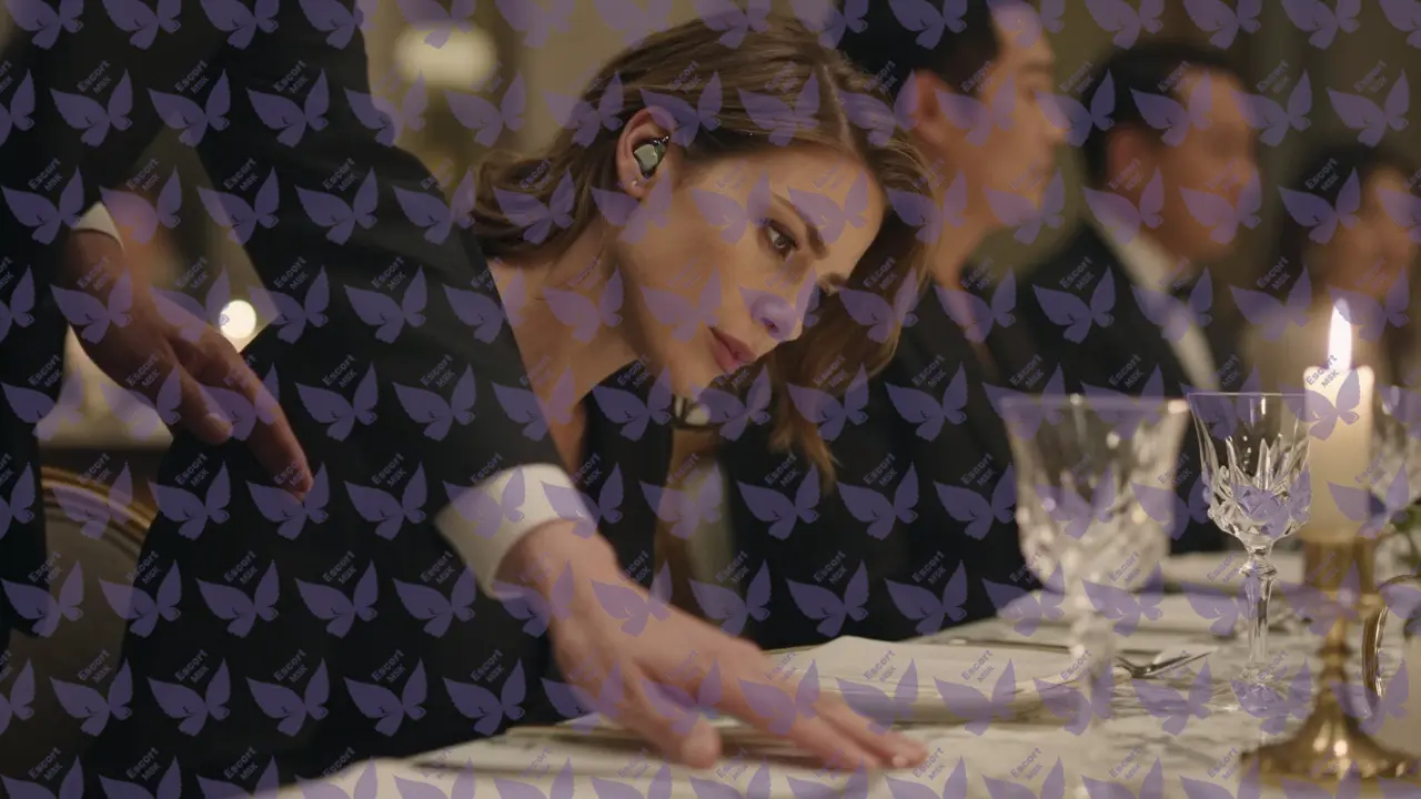 Клиент и сопровождающая обмениваются невидимым сигналом во время ужина: ладонь на столе и наклон головы &mdash; тихий вызов к отходу.